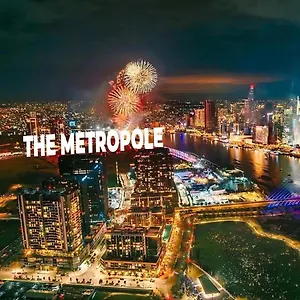 The Crest-central Saigon Riverside -free Pool-gym-sauna Room-yoga 公寓 胡志明市